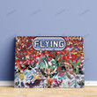 Anime Pkm Flying Type Custom Landscape Canvas Bo24032223