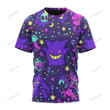 Anime Pkm Ghost Custom T-Shirt / S Bl1903223