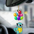 Anime Pkm Balloon Cool Squirtle Custom Car Hanging Ornament