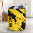 Anime Pkm Pikachu Custom Laundry Basket