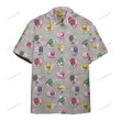 Mighty Morphin Power Rangers Hawaii Button Shirt