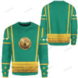 Mighty Morphin Power Ranger Ninja Rangers Green Dragon Custom Sweatshirt