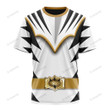 Dino Thunder White Power Rangers Custom T-Shirt