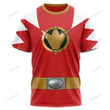 Dino Thunder Red Power Rangers Custom T-Shirt
