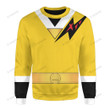 Mighty Morphin Alien Rangers Yellow Aquitar Ranger Custom Sweatshirt