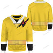 Mighty Morphin Alien Rangers Yellow Aquitar Ranger Custom Sweatshirt
