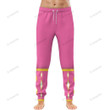 Mighty Morphin Power Ranger Ninja Rangers Pink Crane Custom Sweatpants