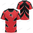 Power Ranger Jungle Fury Red Ranger Custom T-Shirt