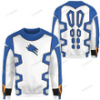 Power Ranger Jungle Fury Blue Ranger Custom Sweatshirt