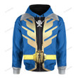 Power Rangers Super Megaforce Blue Ranger Cosplay Custom Hoodie