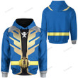 Power Rangers Super Megaforce Blue Ranger Cosplay Custom Hoodie