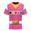 Pink Power Rangers In Space Custom T-Shirt