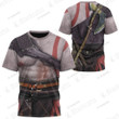 Game God Of War Kratos Custom T-Shirt