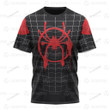 Movie Superhero Into The Spider Verse Miles Suit Custom T-Shirt