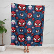 Movie Superhero Spider Verse Pattern Custom Soft Blanket
