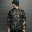 Movie Superhero SM NWH Black And Gold Ver2 Custom Imitation Knitted Sweatshirt