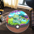 Anime Pkm Bulbasaur Custom Round Carpet S/ 23.5X23.5 Bo06122113