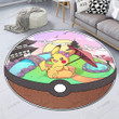 Anime Pkm Pikachu Custom Round Carpet Bo06122114
