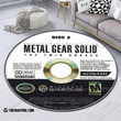Game Metal Gear Solid 1 Custom Round Carpet Bo0209213