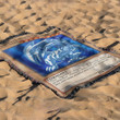 Blue Eyes White Dragon Card Custom Woven Blanket