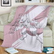 Anime Pkm Mewtwo Custom Soft Blanket / S/(43X55) Bo1003229