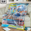 Anime Pkm Blastoise & Piplup-Gx Cosmic Eclipse Custom Soft Blanket / S/(43X55)