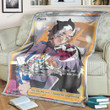 Anime Pkm Piers Shining Fates Trainer Custom Soft Blanket / S/(43X55)
