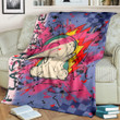 Anime Custom Cindaquil Art Soft Blanket