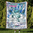 Glaceon Stain Glass Custom Woven Blanket