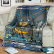 Anime Pkm Batmans Pikachu Custom Soft Blanket / S/(43X55)