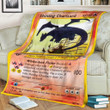 Anime Pkm Shining Charizard Custom Soft Blanket / S/(43X55)