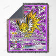 Jolteon Stain Glass Custom Woven Blanket