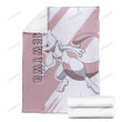 Anime Pkm Mewtwo Custom Soft Blanket Bo1003229