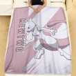 Anime Pkm Mewtwo Custom Soft Blanket Bo1003229
