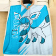 Anime Pkm Glaceon Custom Soft Blanket Bo10032211