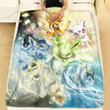 Anime Pkm Eevee Evolution Custom Soft Blanket