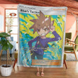 Anime Pkm Blues Tactics Trainer Custom Soft Blanket