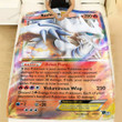 Anime Pkm Reshiram Ex Custom Pokemon Soft Blanket