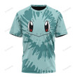 Tie Dye Squirtle Face Custom T-Shirt Apparel