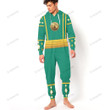 Mighty Morphin Ninjetti Green Tommy Ranger Custom Hooded Jumpsuit