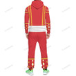 Mighty Morphin Ninjetti Red Ape Ranger Custom Hooded Jumpsuit