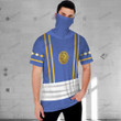 Mighty Morphin Ninjetti Blue Wolf Ranger Custom Hooded Tshirt