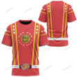 MMPR Ninjetti Upgrade Version Red Ape Custom T-Shirt