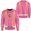 MMPR Ninjetti Upgrade Version Pink Crane Custom Sweatshirt