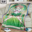 Anime Sailor Moon Strength Custom Soft Blanket / S/(43X55) Bl11102110
