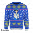 Anime Sailor Moon Mercury Custom Imitation Knitted Sweatshirt Bl3010214