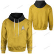 Star Trek The Original Series Yellow Suit Custom Hoodie