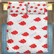 Anime Naruto Shippuden White Akatsuki Cosplay Custom Bedding Set