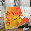 Pikachu Custom Sherpa Blanket