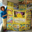 Pikachu Cards Custom Quilt